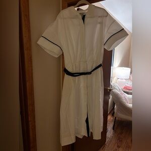 Tuckernuck White Piped Kate Dress